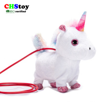 CHStoy  electric Soft Unicorn Plush Toy Baby Kids Appease Rainbow Sleeping Pillow Doll Animal Stuffed Toy Birthday Gifts